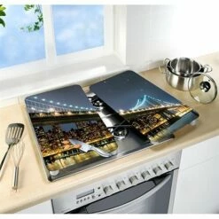 Set 2 Couvre-plaques Protection Motif Brooklyn