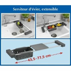 Serviteur D'évier Multifonction Cami -DE BUYER Ventes 653453 4 3 Serviteur d evier multifonction Cami Wenko by Maximex