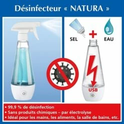 Vaporisateur Pulvérisateur Désinfectant Natura 8 Vaporisateur Pulvérisateur Désinfectant Natura -DE BUYER Ventes 653464 2 1 Vaporisateur pulverisateur desinfectant Natura Wenko by Maximex