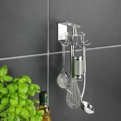 Carrousel Porte-ustensiles En Acier Inoxydable -DE BUYER Ventes 673168 2 1 Carrousel porte ustensiles en acier inoxydable Wenko by Maximex