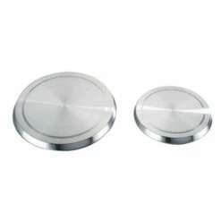 Set De 4 Cache-plaques En Inox -DE BUYER Ventes 67600 4 3 Set de 4 cache plaques en inox Wenko by Maximex