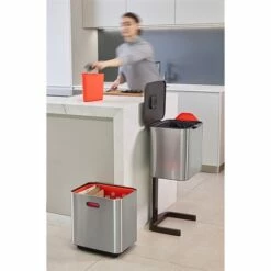 Joseph Joseph Poubelle Totem Acier Inoxydable 60 L - 2 Compartiments 30 L 10 Joseph Joseph Poubelle Totem Acier Inoxydable 60 L - 2 Compartiments 30 L -DE BUYER Ventes 678001 3 2 Poubelle Totem acier inoxydable 60 L 2 compartiments 30 L Joseph Joseph