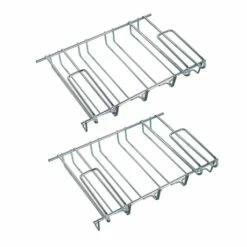 Lot De 2 Portes Verres Pour Placard Ou étagère -DE BUYER Ventes 679000 1 2 Lot de 2 portes verres pour placard ou etagere Wenko by Maximex
