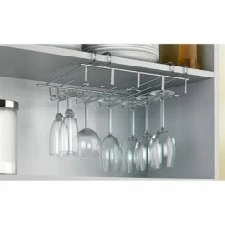 Lot De 2 Portes Verres Pour Placard Ou étagère -DE BUYER Ventes 679000 2 2 Lot de 2 portes verres pour placard ou etagere Wenko by Maximex