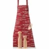 Tablier Rouge Sel & Poivre 85 Cm -DE BUYER Ventes 82544 0 1 Tablier rouge Sel Poivre 85 cm Winkler