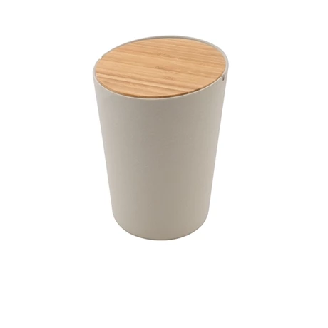 Poubelle En Fibre De Bambou Coloris Naturel 3 Poubelle En Fibre De Bambou Coloris Naturel